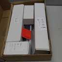 EaseLife 4 FT Sliding Barn Door Track and Handle Hardware Kit,Basic J Pulley, Slide Smoothly Quietly,Easy Install (4FT Track Kit for 24" Wide Single Door)