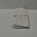 MIULEE Natural White Linen Curtains 84 Inch Length 2 Panels for Bedroom Living Room, Soft Thick Linen Textured Window Drapes Semi Sheer Light Filtering Grommet Burlap Look Cream Ivory Farmhouse Decor