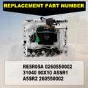 RE5R05A 0260550002 Transmission Valve Body TCM TCU Refurbished Compatible with Xterra Pathfinder Armada Frontier Titan