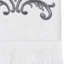 Avanti Linens 13464WPW Monogrammed Fingertip Towels, G , White