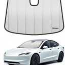 2018-2025 Model3 2020-2025 ModelY Windshield Sun Shade for Tesla Model 3 2018-2025, Model Y 2020-2025 Old Body Style Automotive Car Front Window Sunscreen Sunshade