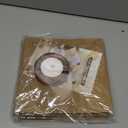 COTOPHER 10Pcs Cookie Boxes with Ribbons, 9x6x3 Inch Bakery Boxes with Window, Brown Treat Containers for Pastries, Chocolate Covered Strawberries, Dessert, Easter Candy, Muffins, Donuts