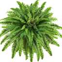 Artificial Ferns for Outdoors, 45 inch Fake Ferns Artificial Plants Large
63 Fronds, Lifelike, UV Resistant, Faux Boston Fern Ideal for Porch Planter Home Indoor Entrance Garden Windowsills Décor