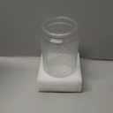 Vintage Glass Jars with Wooden Lids, 34 oz Airtight Glass Food Storage Containers Sets for the Kitchen, Sugar Candy Coffee Cookie Tea Spice Pasta ((34oz)Window flower)