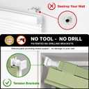 LazBlinds Cordless Cellular Shades, No Tools No Drill Light Filtering Honeycomb Shades Pleated Blinds for Windows, 29'' W x 64'' H, Green