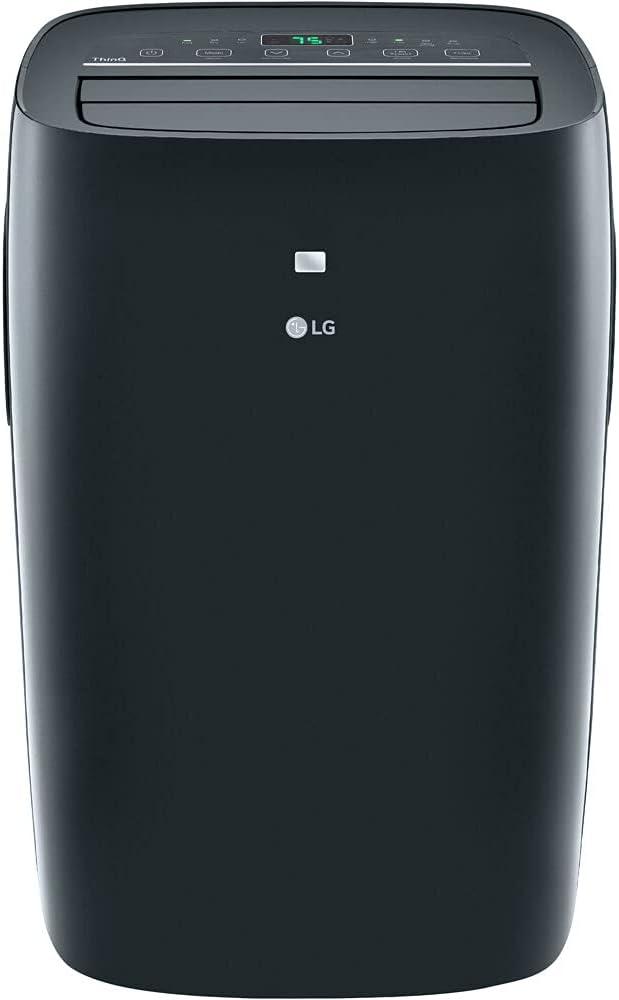 LG 8,000 BTU Smart Portable Air Conditioner, 115V, Cools 350 Sq.Ft. (14' x 25' Room Size), Portable Air Conditioner for Home with Voice Control, Works ThinQ, Amazon Alexa, and Hey Google (Up to 400 Sq. Ft., Gray)