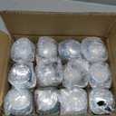 Homemory 24 Pcs Blue Votive Candle Holders, Round Mercury Glass Candle Holder, Tealight Candle Holders for Table Centerpieces, Baby Showe, Anniversary, Wedding, Home Decor, Halloween, Christmas