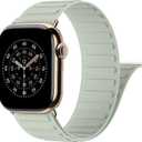 Patented Magnetic Link Sport Band Compatible with Apple Watch Bands Men 44mm 45mm 46mm 49mm 42mm 41mm 40mm 38mm Women, Nylon Sport Loop Strap for iWatch Ultra 3 2 1 SE Series 11 10 9 8 7 6 5 4 3 2 1