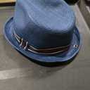 Peter Grimm Depp Fedora Hat Navy  Large