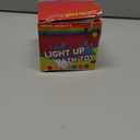 8 Pack Light up No Hole Dinosaur Bath Toy Set, Flashing Color Changing Light in Water, Floating Dino Bathtub Bathroom tub Pool Toy for Baby Infant Kid Toddler Child Boy Girl Preschool in Christmas