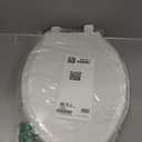 KOHLER 4636-RL-0 Cachet ReadyLatch Elongated Slow Close Toilet Seat, Soft Close Toilet Seat Quiet Lid, Contoured Grip-Tight Bumpers Installation Hardware, Apartment Essentials, White