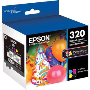 EPSON 320 Standard Capacity (T320) Works with PictureMate PM-400, Multicolor