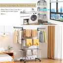PurKeep Folding Drying Rack, Clothes Air Drying Rack