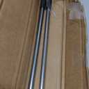 2 Pack 18 Inch Winding Rods for Torsion Springs, 0.5inch Diameter Steel Winding Bars for Adjusting or Replacing Garage Door Tension Springs with Rubber Handle