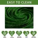 XCHI Gnomes Green Hats Shamrocks Clovers Coins Rainbow St. Patrick's Day Tablecloth Rectangle Table Cloth Washable Table Covers for Indoor Dining Home Party Decorations 52x70 Inch