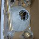 Modern Gold Linear Chandelier for Kitchen Island, 2-Light Linear Light Fixture with Off-White Fabric Shade, Rustic Pendant Light for Dining Room