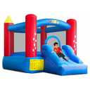Yard Bounce House for Kids 3-8, Inflatable Bounce House with Slide, Bouncy House with Blower & Play Balls for Indoor Outdoor, 9.5x6.5x6.5FT Bouncy Castle for Toddlers Party, 16 Count