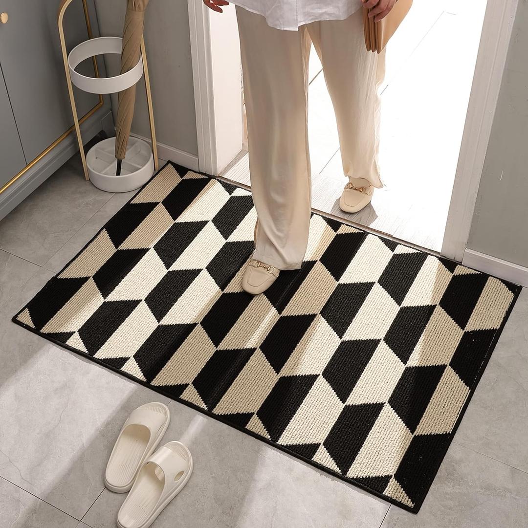 GRANNY SAYS Indoor Doormat, 32" x 48", Non-Slip Front Door Mats, Outdoor Welcome Mat Washable, Low Profile Indoor DoorMats for Entryway, Floor Inside Back DoorMats