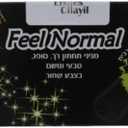 Feel Normal Disposable Black Panty Liners for Women 36 pcs with Protective Layer for Extra Protection Against Leaks