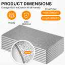 Garage Door Insulation Kit R8 8 Panels for 8x8/8x7ft Single Door