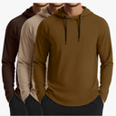 3 Pack Mens Big and Tall Hoodies Pullover Loose Fit Casual Athletic Long Sleeve Hooded Sweatshirts Size XL