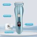 Epilators Hair Removal for Women, Electric Shaver & Bikini Trimmer for Legs & Underarm, Rechargeable Wet Dry Use Painless Hair Removal with Detachable Head