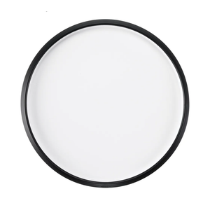 24 Inch Large LED Flush Mount Ceiling Light, 50W,5480LM, 3000K/4000K/6000K CCT Selectable,White Round Flat Panel Low Profile Ceiling Light Fixtures for Hallway, Kitchen, Bedroom, Laundry Room