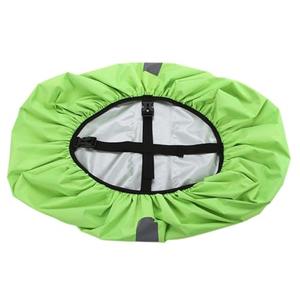SRJUSV Waterproof Backpack Rain Cover 2pcs Reflective Rain Cover Backpack Waterproof Bag Outdoor Camping Hiking Climbing Raincover(50-70L,Type B-Green)