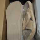 BCSTUDIO Women's Fuzzy Orthotic Arch Support Slippers Orthopedic Plantar Fasciitis Furry House Slide Slippers (9, Beige 01)