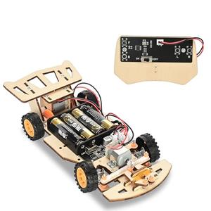 Self-Centering Steering Remote Control Car，STEM Projects for Kids Ages 8-12，Engineering kit, DIY rc car kit, STEM Kits for Kids Ages 8-12