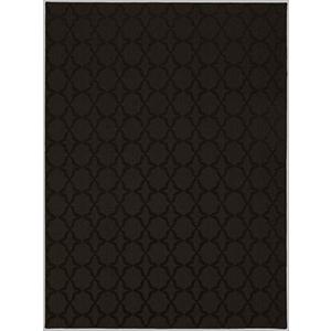 Garland Rug Sparta Non Slip Polypropylene 5 Ft. X 7 Ft. Brown Mocha Area Rug- Ideal for Living Rooms & Hallways, Stylish & Durable for High-Traffic Areas