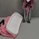 Bright Starts Pop 'N Sit Portable Booster, Indoor/Outdoor Use, Floor Seat with Feeding Tray, Pink, 6 Mos - 3 Yrs