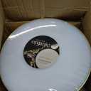 Organic Hammered Transparent White and Gold Rim Collection, Case of 120 (12 packs x 10)