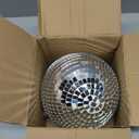 Alytimes Mirror Disco Ball - 8-Inch Cool and Fun Silver Hanging Party Disco Ball Big Party Decorations, Party Design