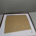 Wood 24x24 Picture Frame with 20x20 Mat Deep Brown, Display 20x20 with Mat or 24x24 without Mat, Wood 24 by 24 Photo Frame, 24 x 24 Frame for Wall Hanging Display, Deep Brown