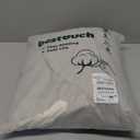 BESTOUCH Duvet Cover Set 100% Washed Cotton Linen Feel Super Soft Comfortable Chic Lightweight 3 PCs Home Bedding Set Solid Linen Grey Cal King (California King (104" x 98"), Linen Grey (No Comforter))