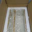 24 Slots Lipstick Organizer with Lid, Dustproof Tempered Glass Lipgloss Case, Vintage Clear Perfume Holder with Removable Divider, Versatile Luxury Vanity Makeup Storage Box for Cosmetics