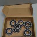 6203-2RS Double Rubber Seal Bearings 17x40x12mm, ABEC-5 Z3V3 High Speed Pre-Lubricated Deep Groove Ball Bearings,C3 Clearance(Pack of 10Pcs)