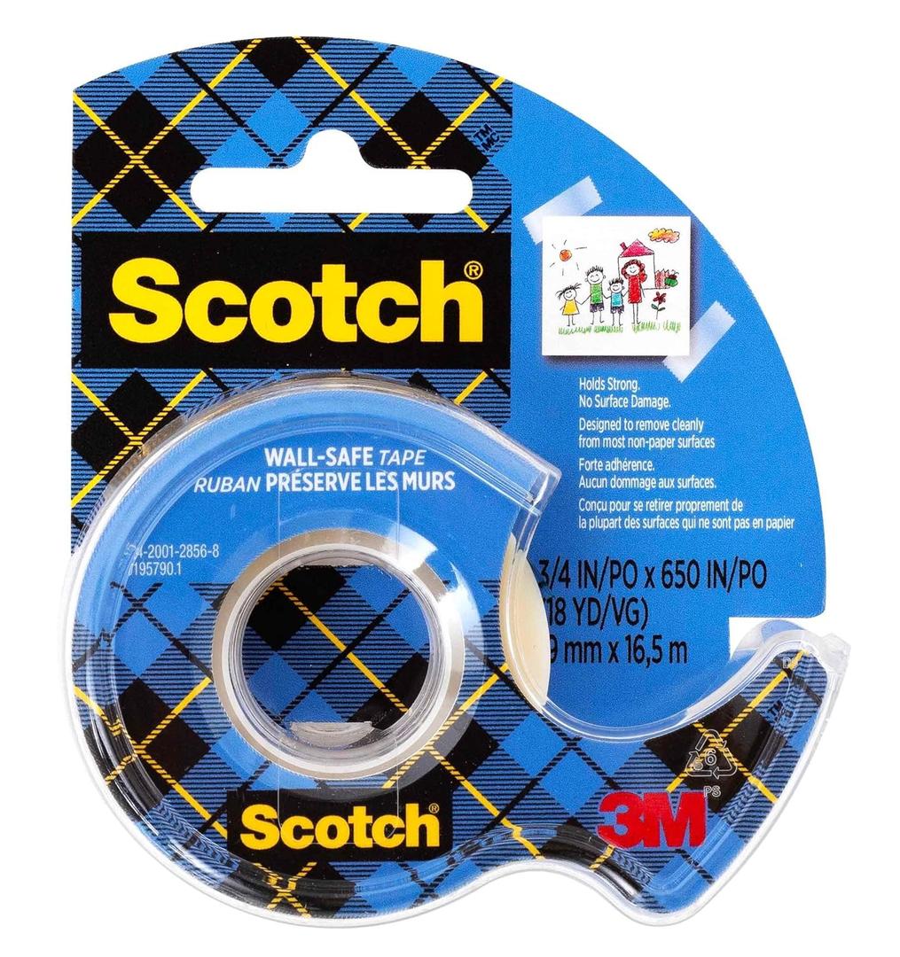 Scotch Removable Tape, 1 Roll, 3/4 in x 1,296 in, Post-it Technology (811)