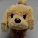 KSABVAIA Plush Golden Retriever Toy Puppy Electronic Interactive Dog - Walking, Barking, Tail Wagging, Stretching Companion Animal for Kids Toddlers