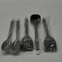 Silicone Kitchen Cooking Utensils Set: MOACC Heat Resistant 13inch Long Kitchen Gadgets, BPA Free Non Stick Rubber Cook Accessories For Food Prep, Frying, Serving, Basting (Dark Grey)