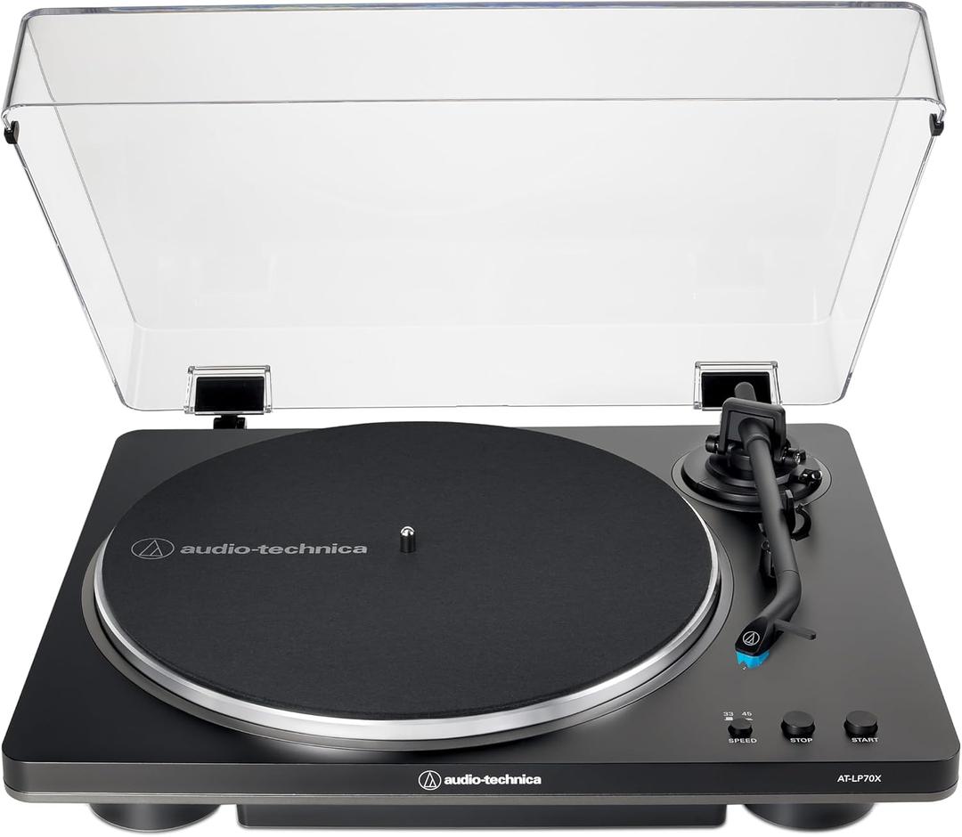 Audio-Technica AT-LP70X Automatic Turntable (Black/Grey)