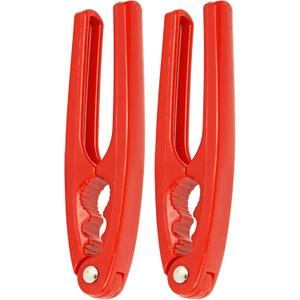 Set of 2 Red 6.5" Nutcrackers - Perfect for Seafood