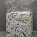 HoneiLife Floral Quilt King Size - 3 Pieces Microfiber Quilt Sets Lightweight Bedspreads Wildflower Coverlets Retro Bed Cover King Quilt Bedding Set All Season Quilts (King-106" x 96", Green & White)