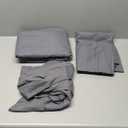 Duvet Cover King Size Set - Extra Soft King Size Duvet Cover 104 x 90 with 2 Pillow Shams - Hotel Luxury Easy Care and Fade Free w/Zipper Closures & Ties - Comfy Breathable Bedding Set (Dark Grey) (08 - Dark Grey (No Comforter))