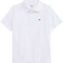 Vineyard Vines Boys' Boys Short-Sleeve Surf Polo (3T, White Cap)