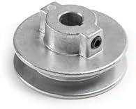 Terre Products, Heavy Duty 2.5" V-Groove Drive Pulley, Precision 1/2" Bore, Robust Z3A Zinc Alloy Die Cast Pulley