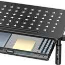 Zimilar Monitor Stand Riser with Metal Mesh Drawer, Height Adjustable with Phone Holder for Computer, Laptop, Printer, Notebook, Computer Monitor Stand with Storage
