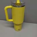 STANLEY Quencher ProTour Flip Straw Tumbler with Leakproof Lid | Built-In Straw & Handle | Cupholder Compatible for Travel | Insulated Stainless Steel Cup | BPA-Free (40 Ounces, Daffodil)