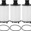 3 pcs EO-37980 Oil Filter Compatible with LR4, Discovery 5, Range Rover Sport and Velar, Jaguar F-Pace F-Type XE XF XFR XFR-S XJ XJR XK XKR XKR-S Replaces LR011279, PF659, 57279, L36290